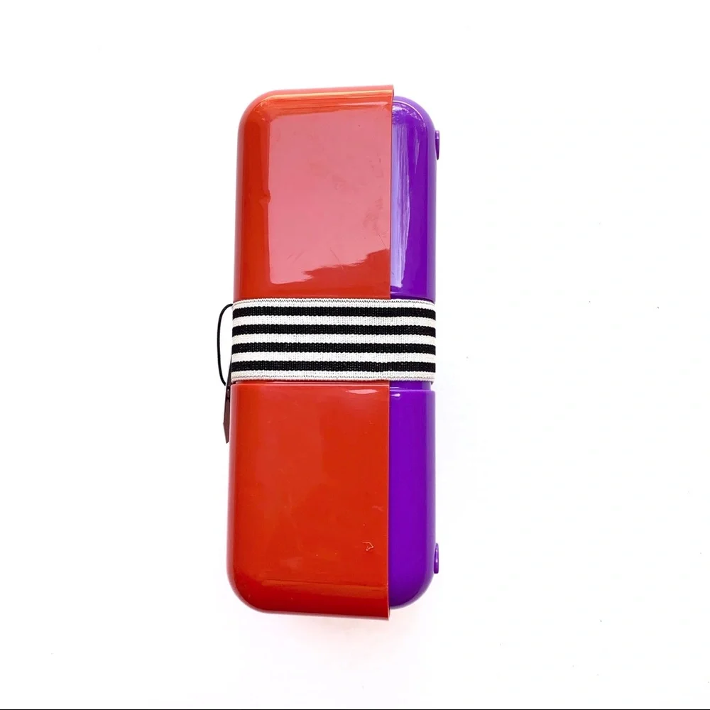 New Red and Purple hard body snack and lunch box.